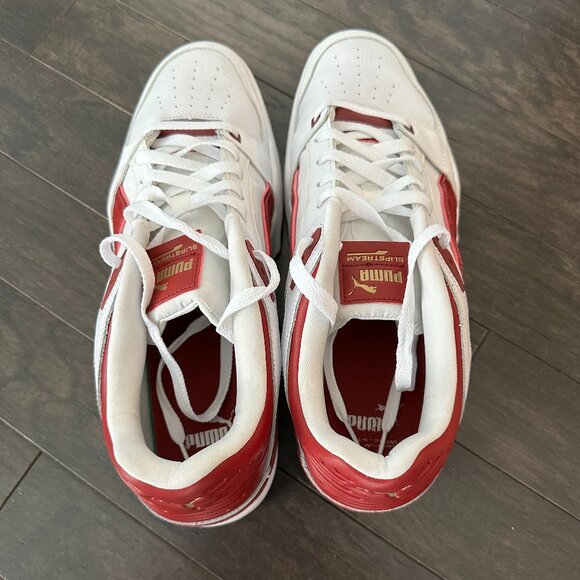 Puma Slipstream Always On Lace Up Mens White/Maroon Sneakers US 12 - Picture 6 of 12